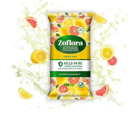 Lemon Zing Multi-Surface Cleaning Wipes